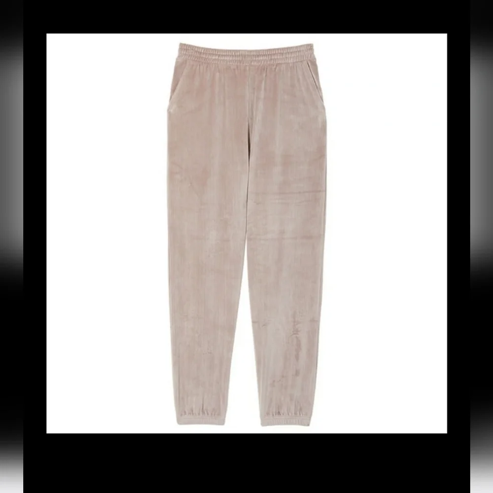 NWT! VICTORIA'S SECRET VELOUR RIBBED LOUNGE PANTS (MED) - Picture 5 of 7
